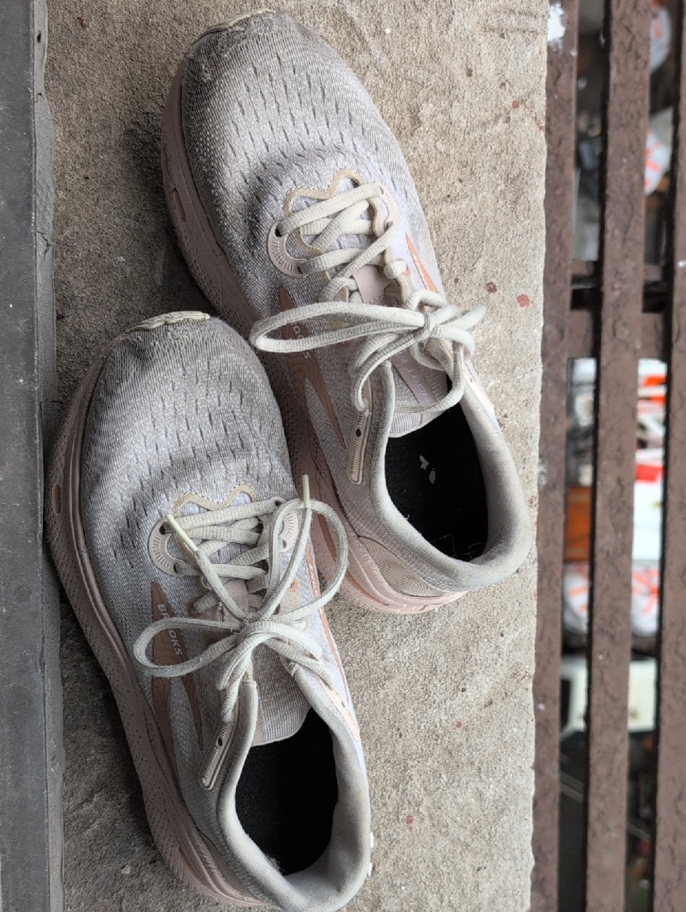Well Worn Light Pink Athletic Sneakers